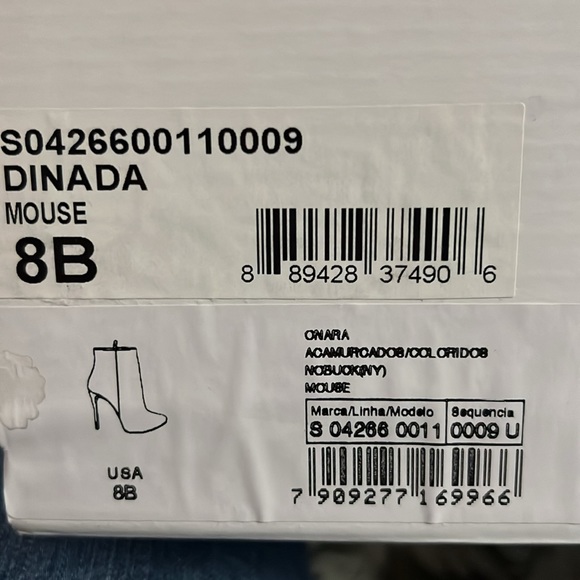 Schutz Hi Heeled Platform Suede Booties - Picture 11 of 11